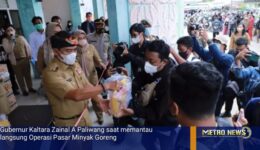 Gubernur Kaltara Pantau Langsung Operasi Pasar Minyak Goreng